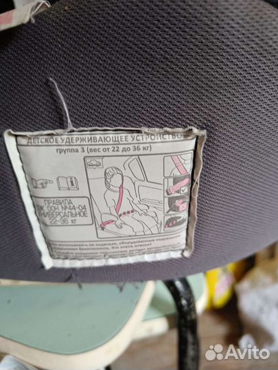 Детское автокресло 15 до 36 кг