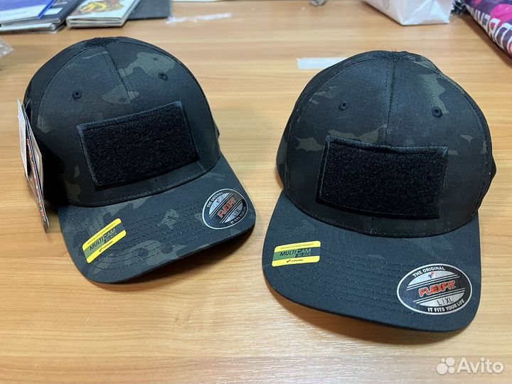 Бейсболка flexfit black multicam с велкро