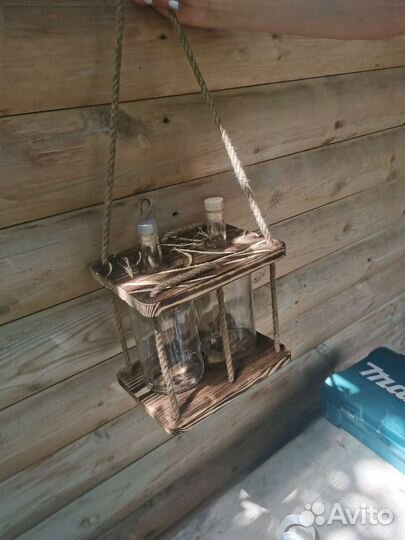 Подарочный набор бутылки на подставке к 23 февраля