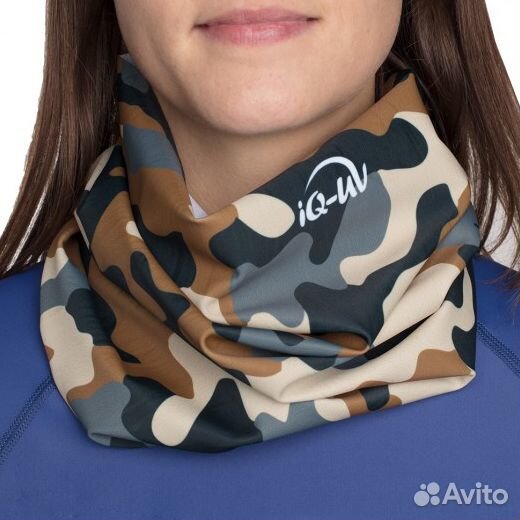 Лайкровый шарф-труба Scarf-tube Uv 230+ Camouflage