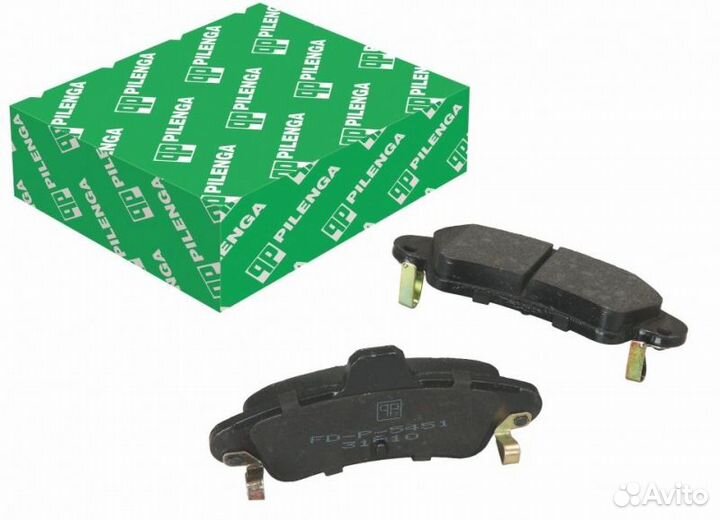 Колодки тормозные дисковые FDP5451
