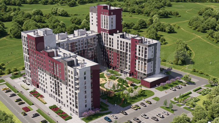 2-к. квартира, 56 м², 9/16 эт.