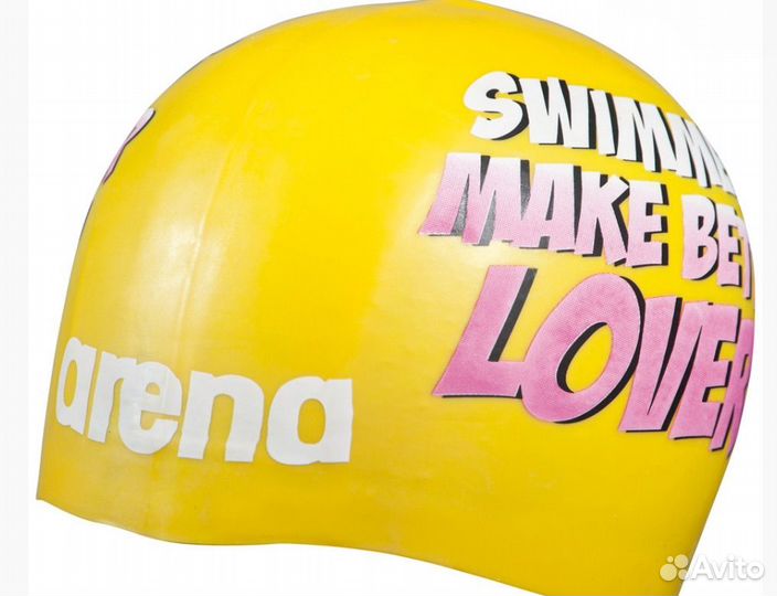 Шапочка для плавания arena