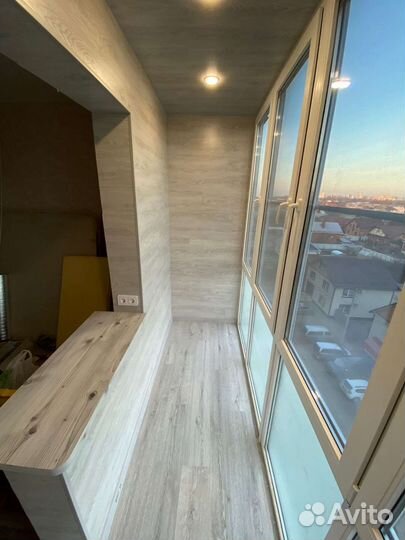 Отделка и остекление балконов и лоджий