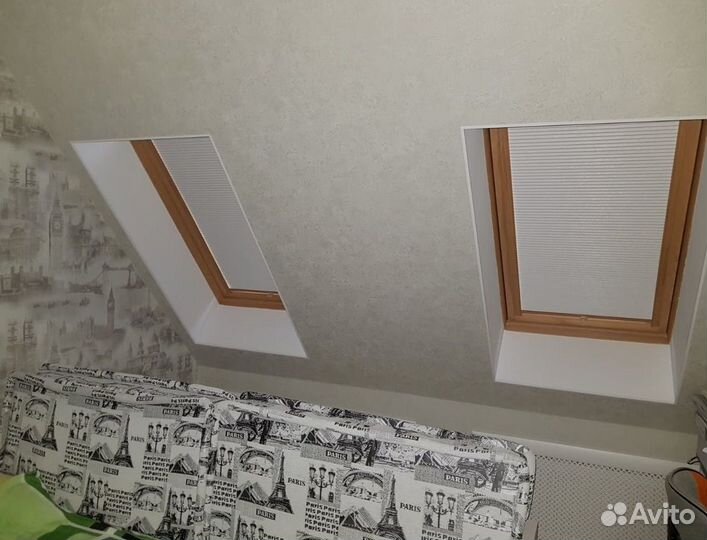 Шторы на мансардные окна