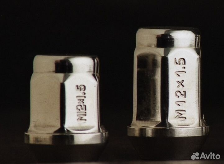 Гайка колеса M12X1,5 Х29,6 нержавейка