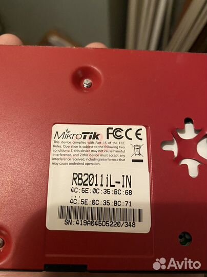 Маршрутизатор mikrotik