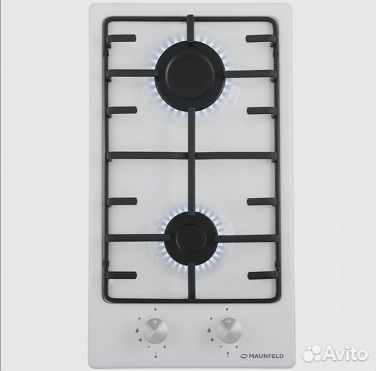 Газовая варочная панель 2 конфорки Maunfeld новая