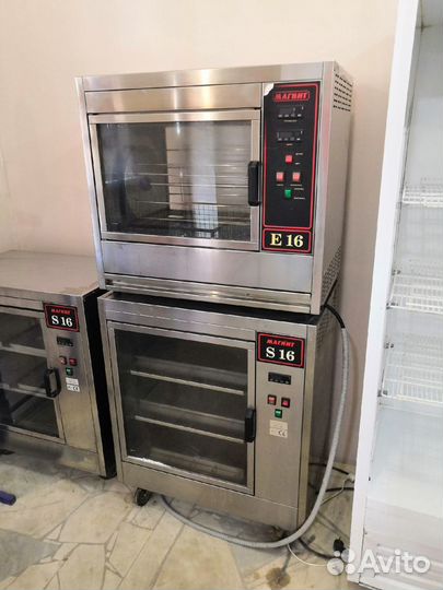 Гриль для кур Elektrofrigo E16 и тепловая витрина