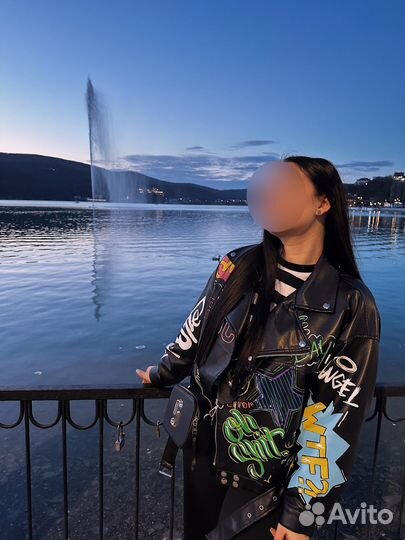 Куртка кожаная женская