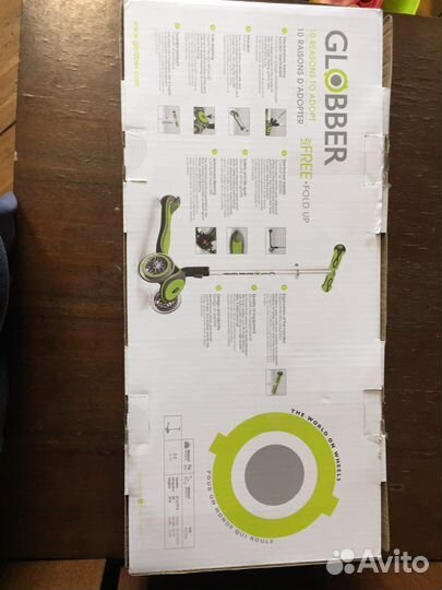 Самокат детский трехколесный складной Globber