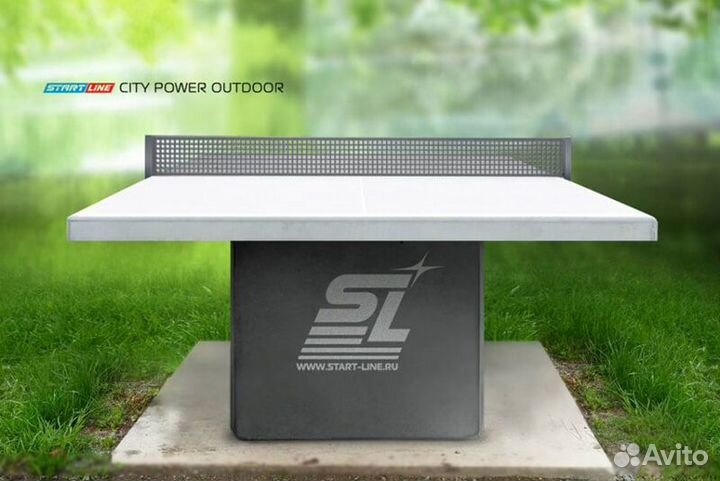 Антивандальный теннисный стол Start Line City Powe