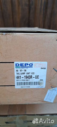 Фонарь задний audi a6 c5