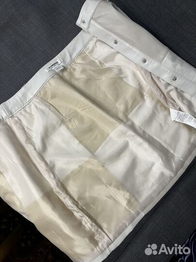 Кожаная юбка размер s