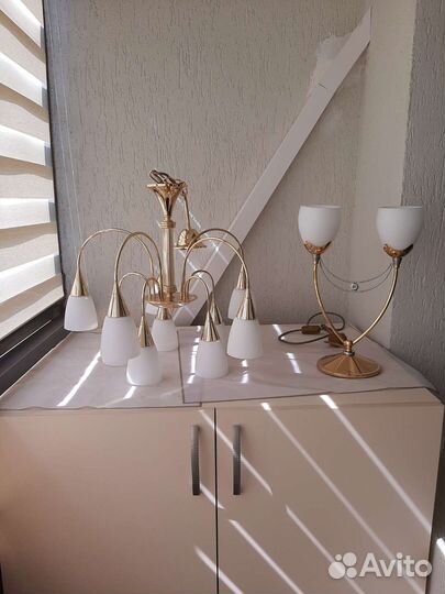 Люстра и бра комплект
