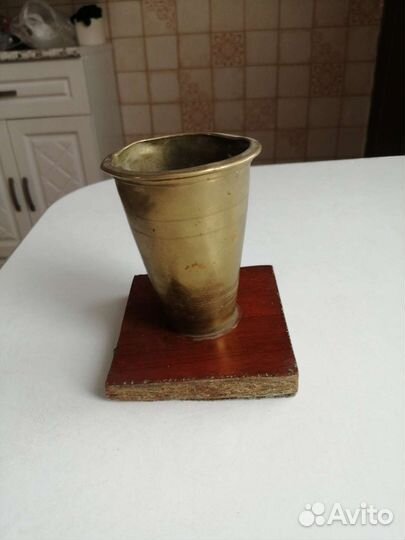 Ваза конфетница латунь