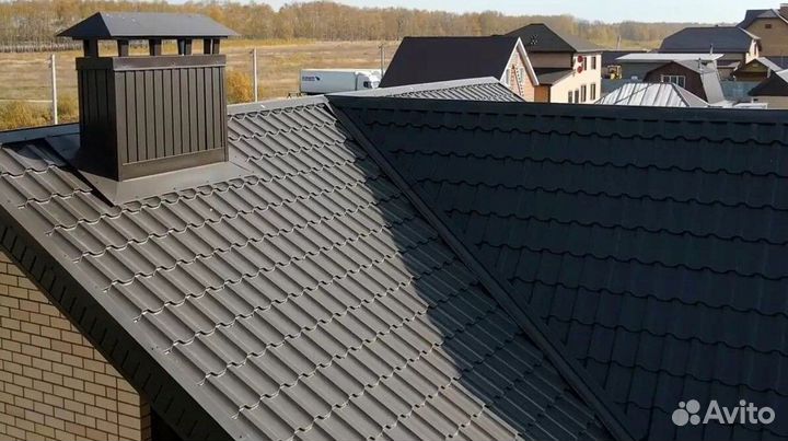 Вальмовая металлочерепица