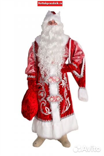Карнавальный костюм деда мороза и снегурочки