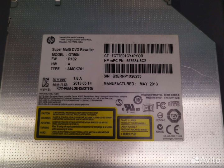 Dvd rw привод для ноутбука