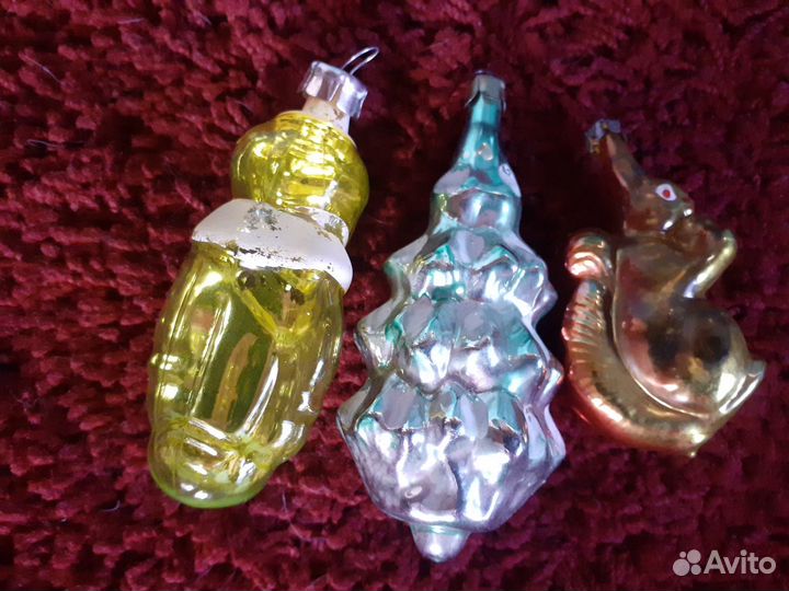Елочные игрушки СССР