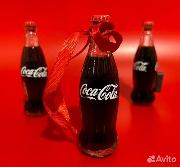 Набор 3 мини бутылочки Кока-кола Coca-Cola