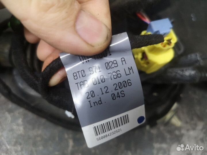 Проводка двери Audi A4 B8, A5 8T