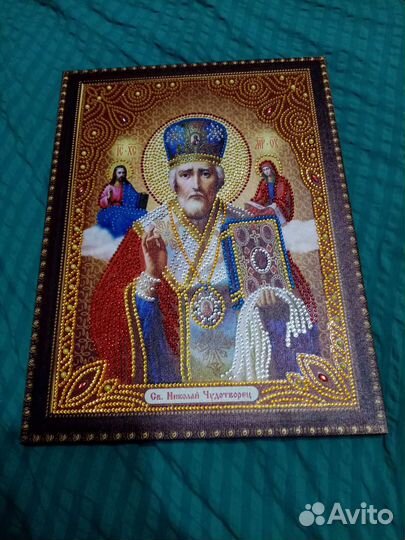 Алмазная мозаика Николай Чудотворец (Икона)