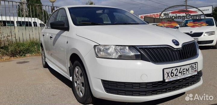 Накладки на пороги Шкода Рапид 2012-2020г.в