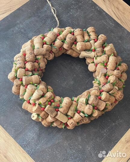 Веночек на дверь для интерьера