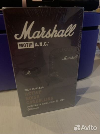 Наушники marshall motif anc