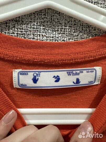 Лонгслив off white Оригинал