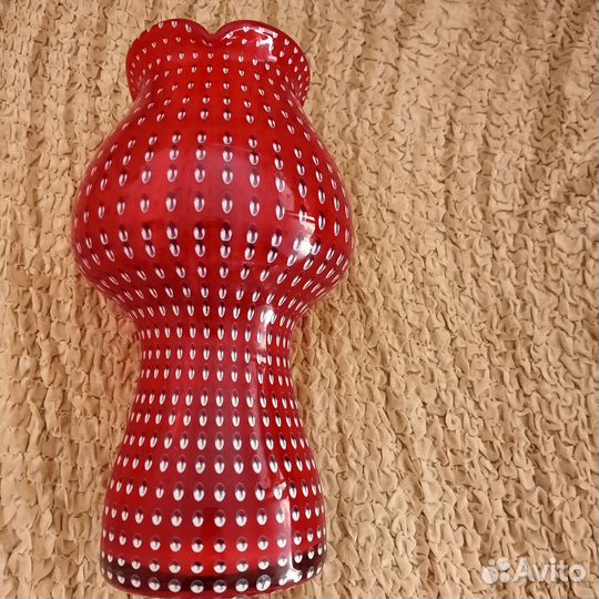 Ваза цветное стекло СССР