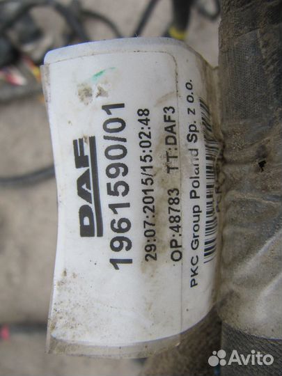 Проводка DAF XF 106