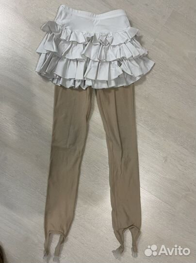 Юбка и легинсы для фигурного катания