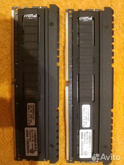 Оперативная память DDR4 16Gb Crucial Elite