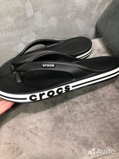 Crocs сланцы черные 41 размер