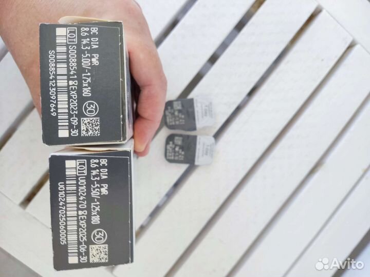 Линзы однодневные clarity премиум (5,0 и - 5,5)