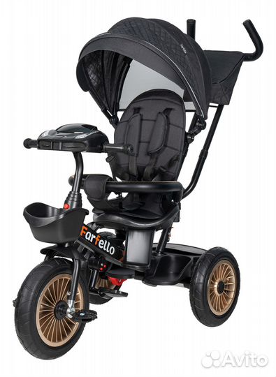 Трехколесный велосипед детский с ручкой