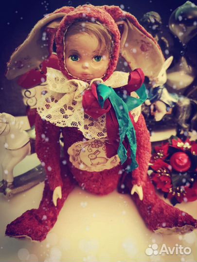 Кролик. Авторская кукла ручной работы