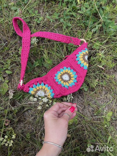 Вязаная кросс боди