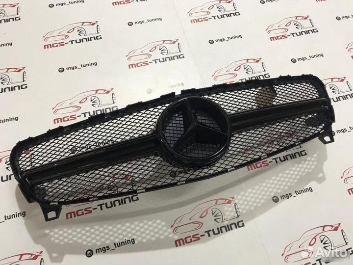 Решетка Mercedes A-class w176 AMG 45 Black