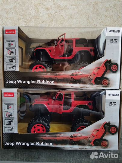 Новая Машина Rastar Jeep Wrangler Jl 79410 ру1:14