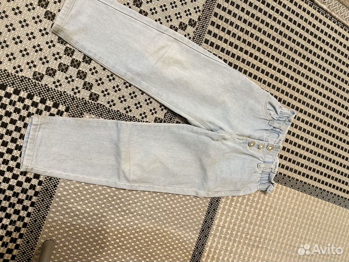 Джинсы на девочку 116