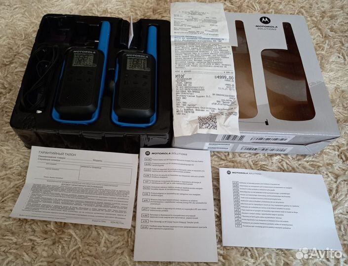 Радиостанции Motorola talkabout T62
