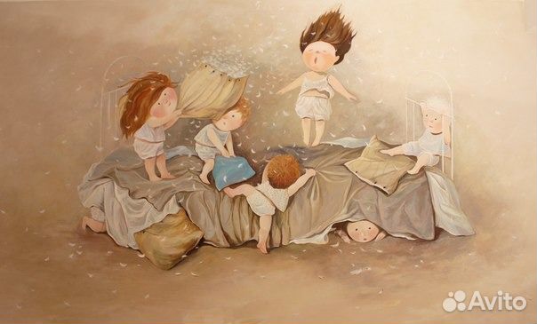 Роспись стен, барельеф, граффити, картины