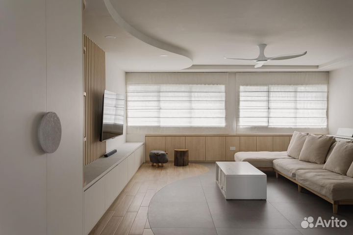 Римские шторы под ключ. Профессиональный пошив