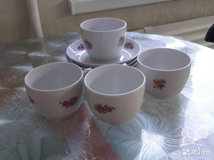 Чайная пара вербилки 4 штуки СССР