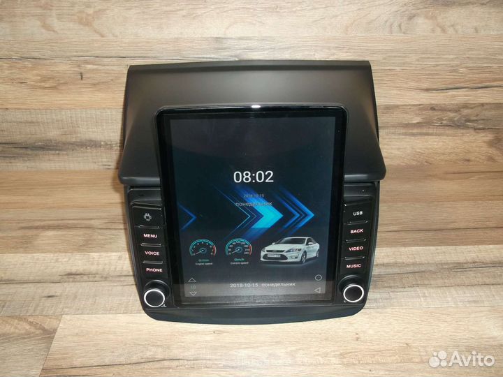 Магнитола Mitsubishi L200 Tesla Android