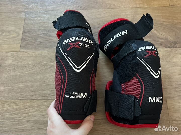 Нагрудник хоккейный взрослый налокотники размер М
