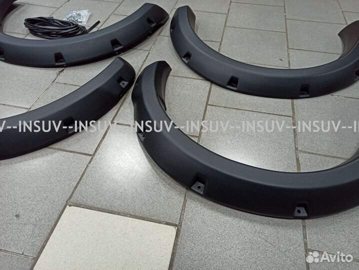 Силовые расширители арок lldpe Нива Урбан 3Д